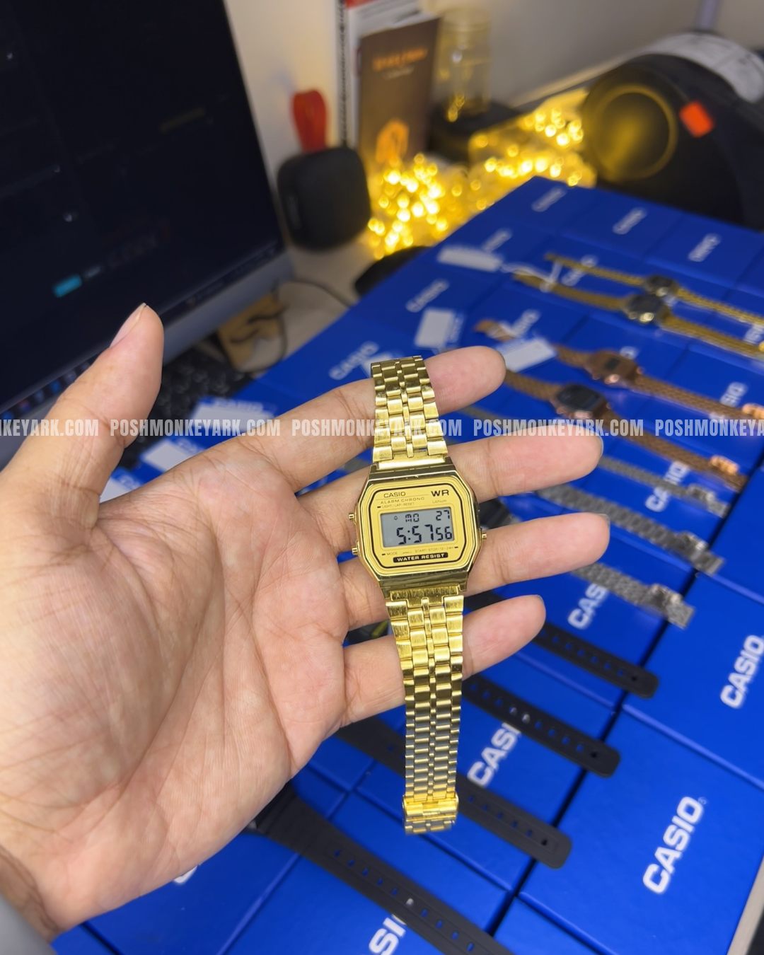 Casio A159 Golden Premium Quality Vintage Watch - Image 3