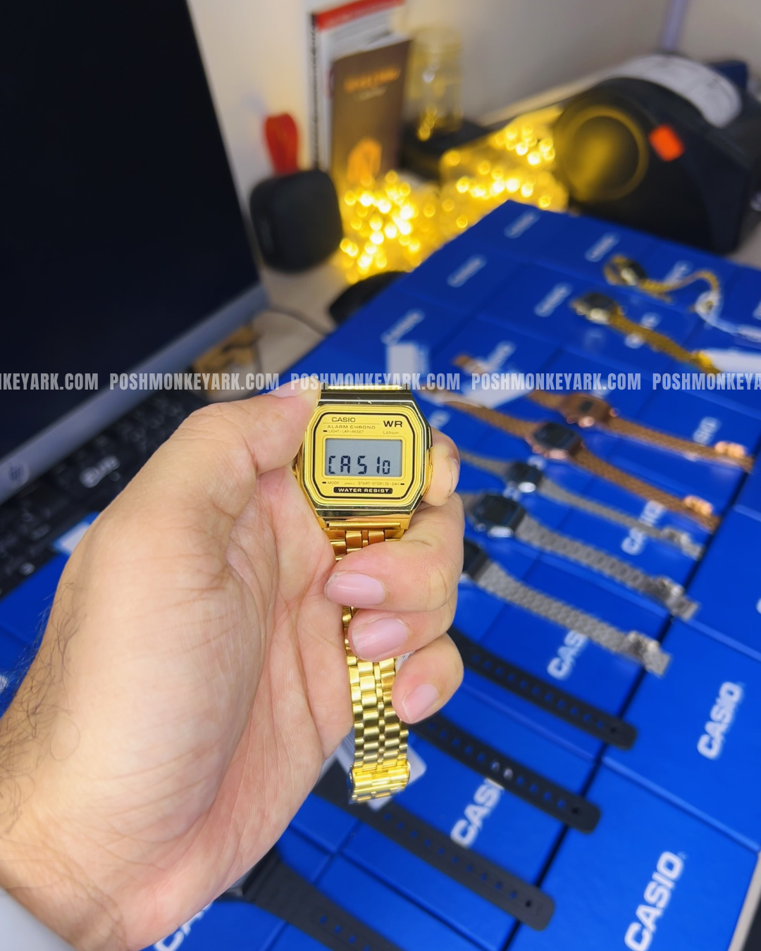 Casio A159 Golden Premium Quality Vintage Watch - Image 2