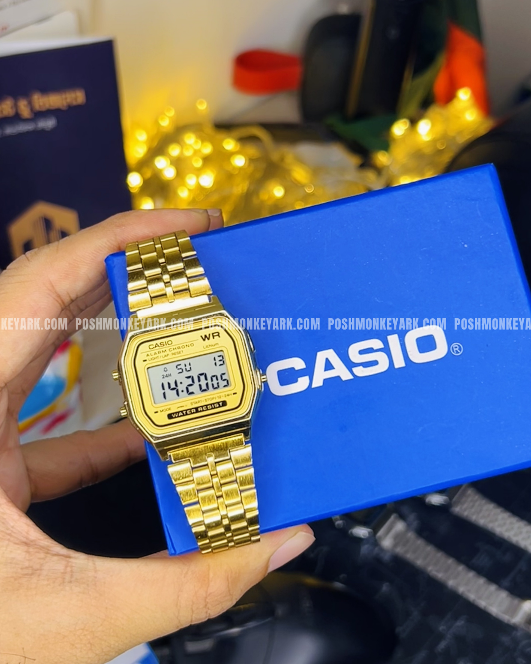 Casio A159 Golden Premium Quality Vintage Watch - Image 5