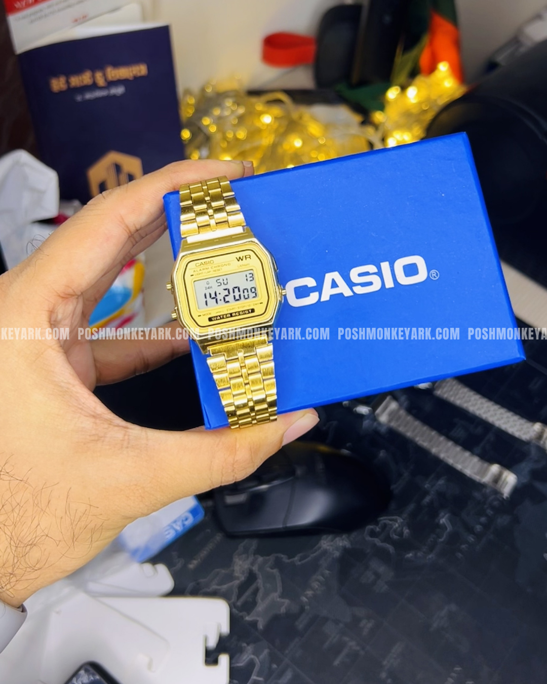 Casio A159 Golden Premium Quality Vintage Watch - Image 6