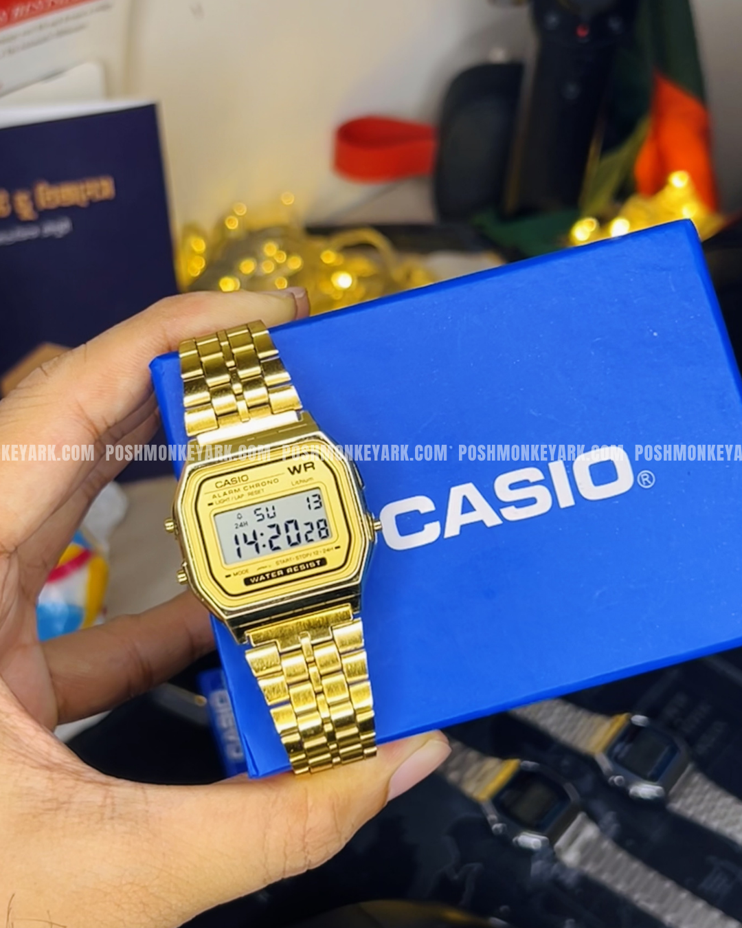 Casio A159 Golden Premium Quality Vintage Watch - Image 7